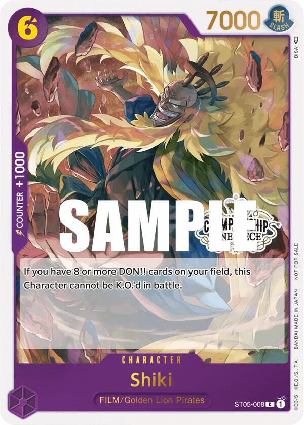 Shiki (Store Championship Participation Pack Vol. 2) ST05-008 One Piece card