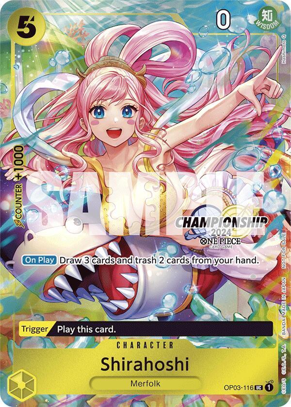 Shirahoshi (CS 2024 Celebration Pack) OP03-116 One Piece card