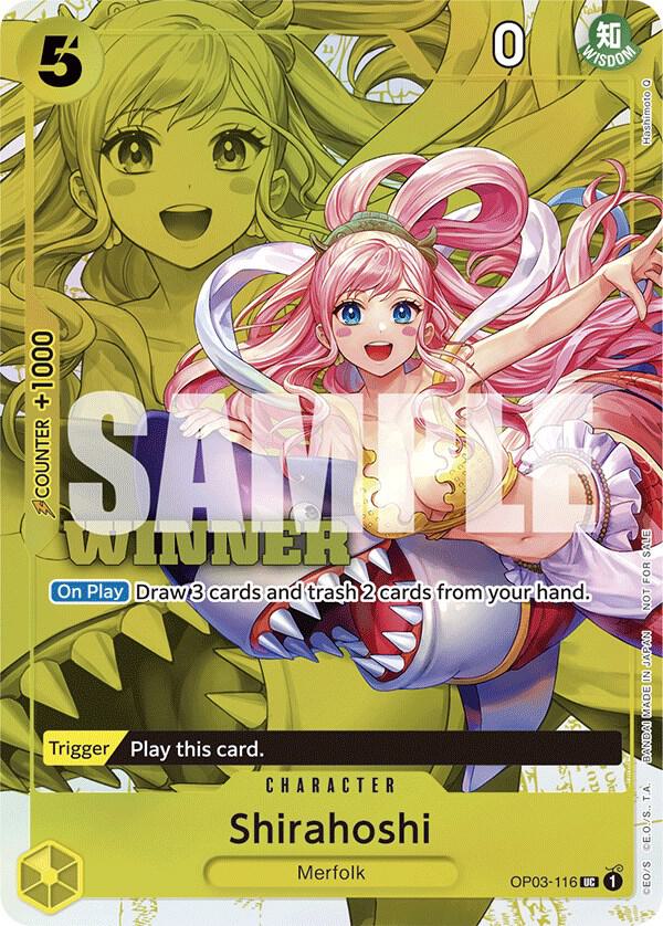 Shirahoshi (Winner Pack Vol. 6) OP03-116 One Piece card