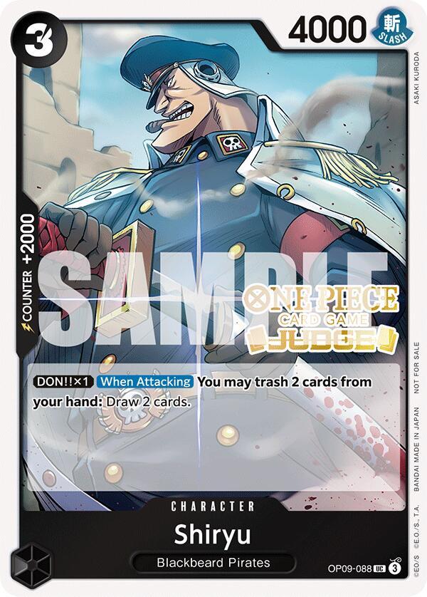 Shiryu (Judge Pack Vol. 5) OP09-088 One Piece card
