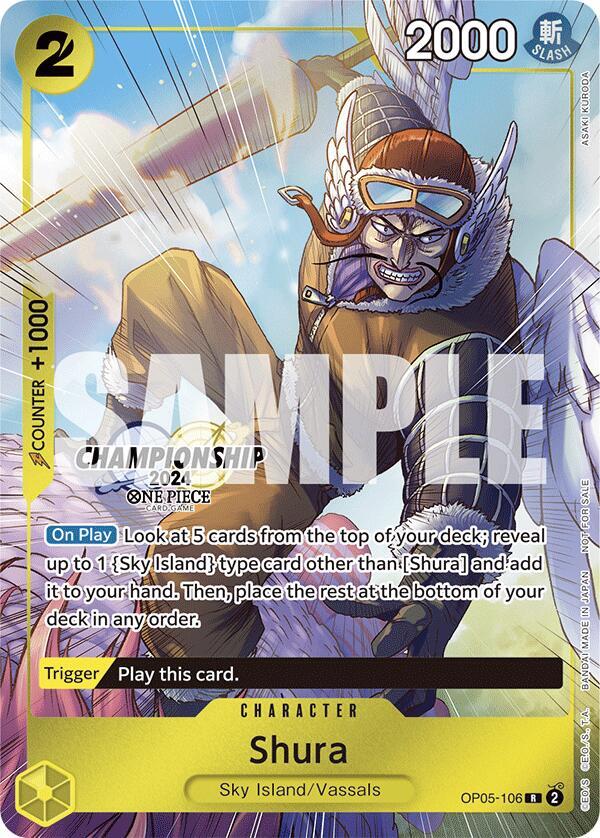 Shura (CS 2024 Celebration Pack) OP05-106 One Piece card