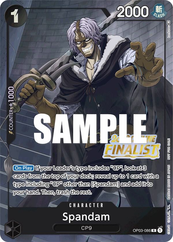 Spandam (Offline Regional 2023) [Finalist] OP03-086 One Piece card