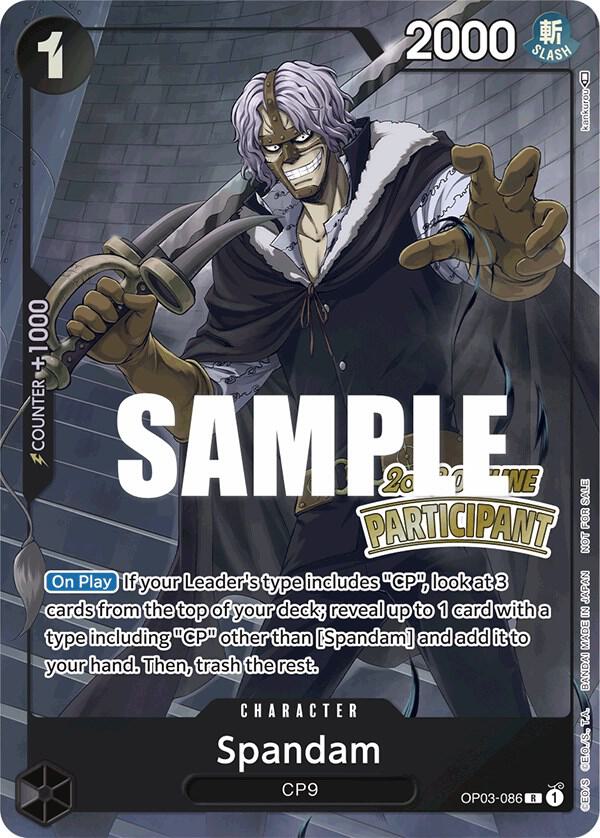 Spandam (Offline Regional 2023) [Participant] OP03-086 One Piece card