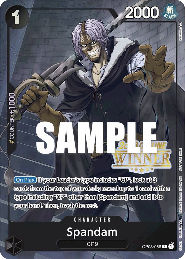 Spandam (Offline Regional 2023) [Winner] OP03-086 One Piece card