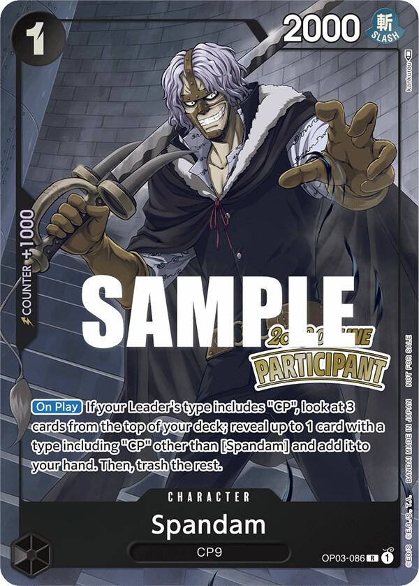 Spandam (Online Regional 2023) [Participant] OP03-086 One Piece card
