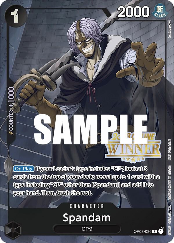 Spandam (Online Regional 2023) [Winner] OP03-086 One Piece card