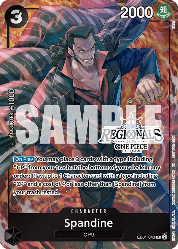 Spandine (Online Regional Participation Pack 2025 Vol.1) EB01-043 One Piece card