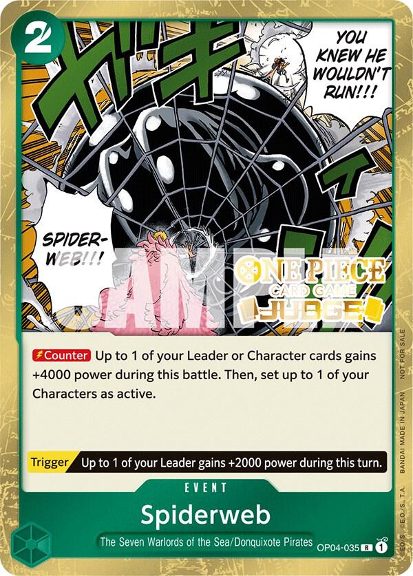 Spiderweb (Judge Pack Vol. 3) OP04-035 One Piece card