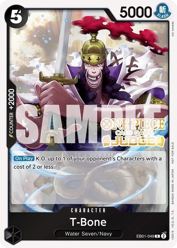 T-Bone (Judge Pack Vol. 5) EB01-049 One Piece card