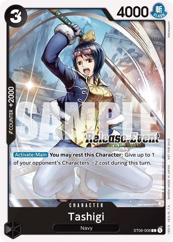 Tashigi (ST15 - ST20 Release Event Pack) ST06-006 One Piece card