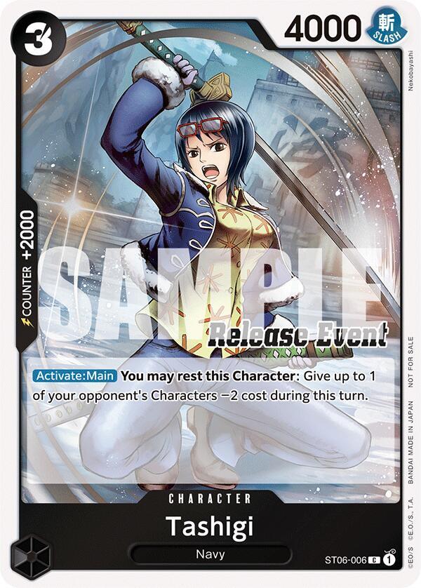 Tashigi (ST15 - ST20 Release Event Winner Pack) ST06-006 One Piece card