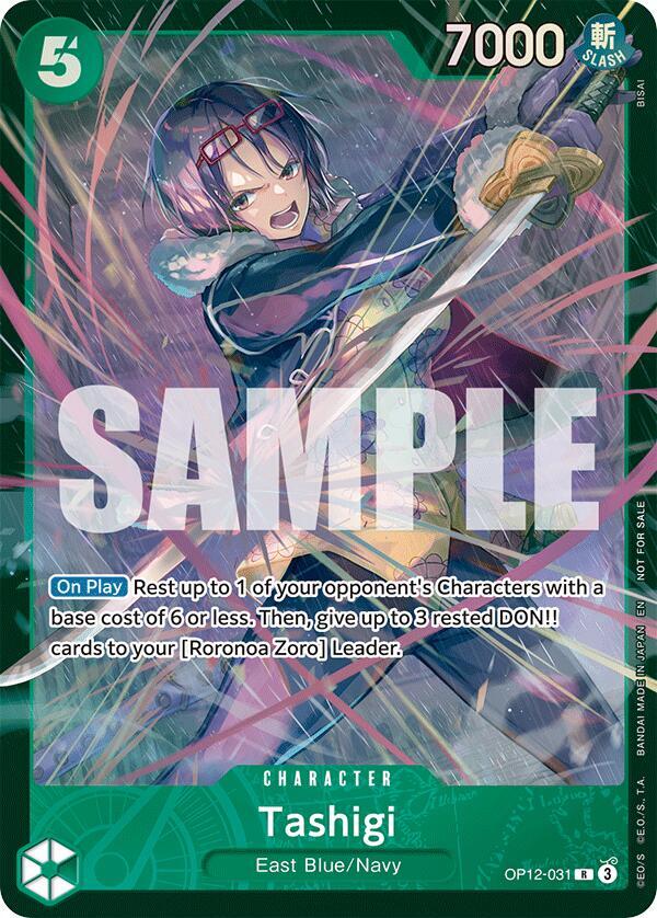 Tashigi (Store Treasure Cup 2025) OP12-031 One Piece card