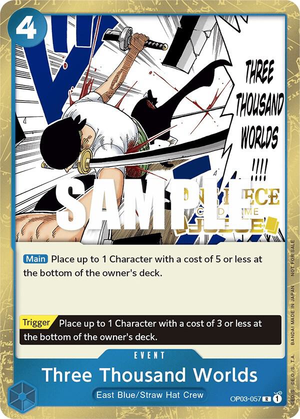 Three Thousand Worlds (Judge Pack Vol. 2) OP03-057 One Piece card