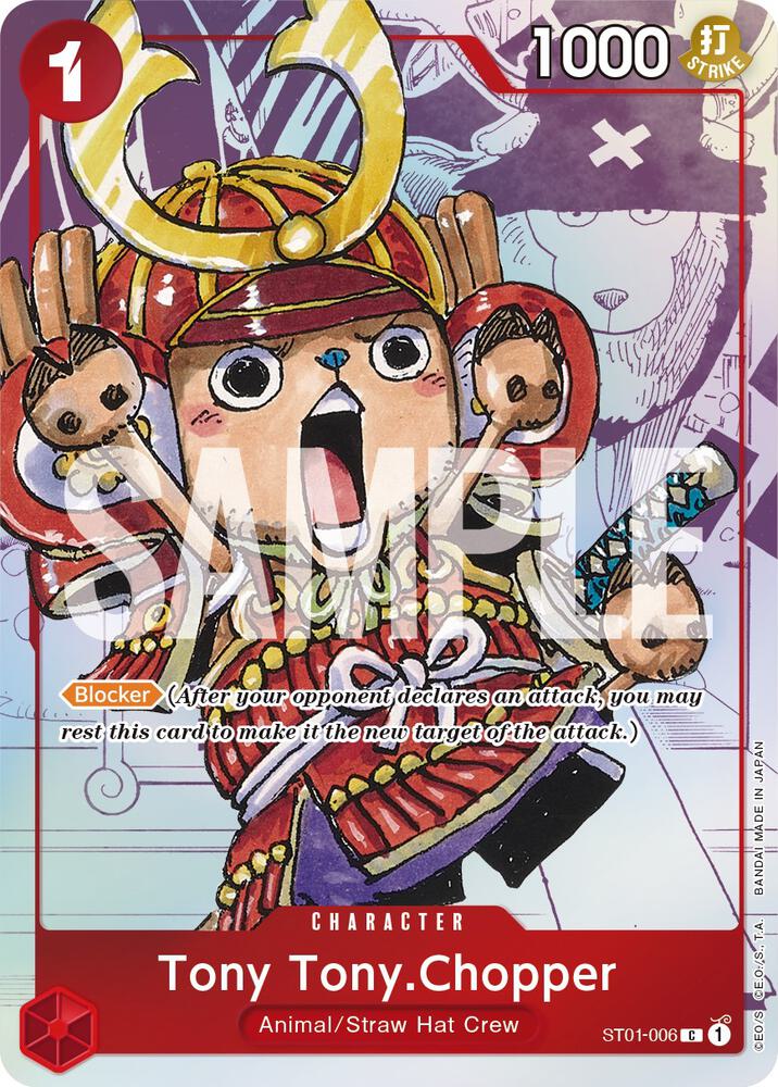Tony Tony.Chopper - ST01-006 (Alternate Art) ST01-006 One Piece card