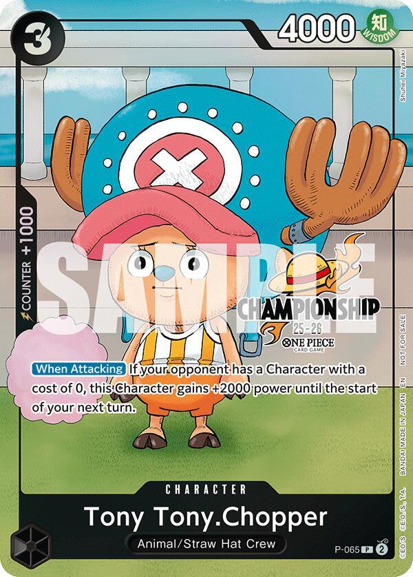 Tony Tony.Chopper (CS 25-26 Event Pack Finalist Ver.) P-065 One Piece card