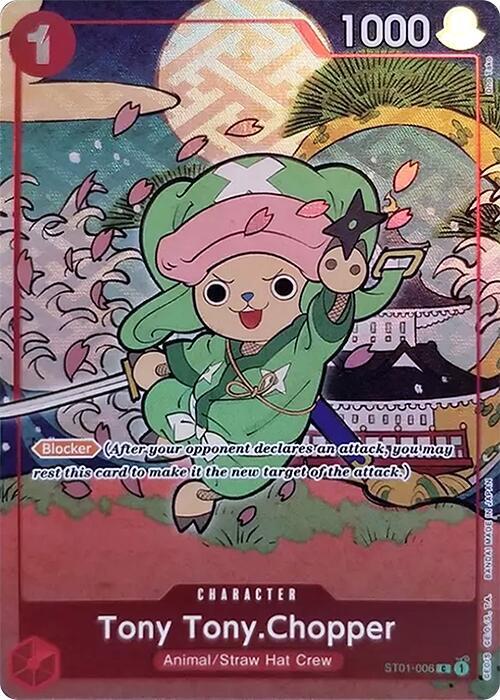 Tony Tony.Chopper (English Version 1st Anniversary Set) ST01-006 One Piece card