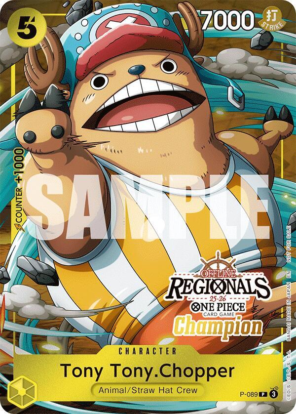 Tony Tony.Chopper (Offline Regional Champion Card Set 2025 Vol.2) P-089 One Piece card