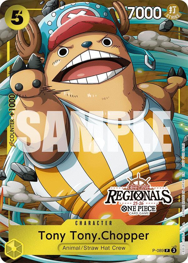 Tony Tony.Chopper (Offline Regional Participation Pack 2025 Vol.2) P-089 One Piece card