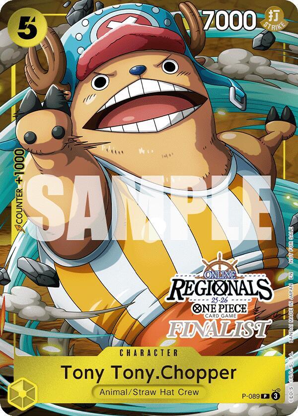 Tony Tony.Chopper (Online Regional Finalist Card Set 2025 Vol.2) P-089 One Piece card