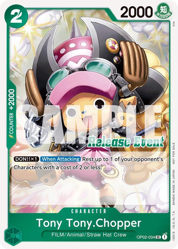 Tony Tony.Chopper (ST15 - ST20 Release Event Winner Pack) OP02-034 One Piece card