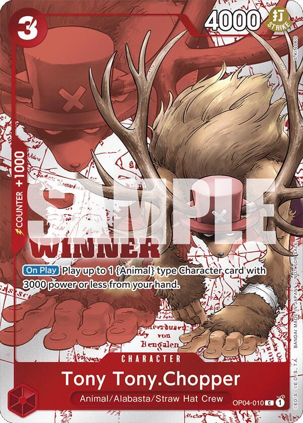 Tony Tony.Chopper (Winner Pack 2024 Oct.-Dec.) OP04-010 One Piece card