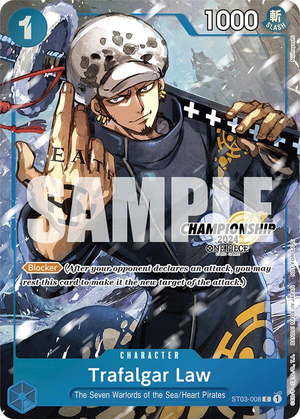 Trafalgar Law - ST03-008 (CS 2024 Event Pack Finalist) ST03-008 One Piece card