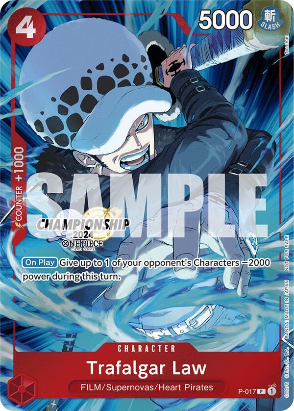 Trafalgar Law (CS 2024 Celebration Pack) P-017 One Piece card
