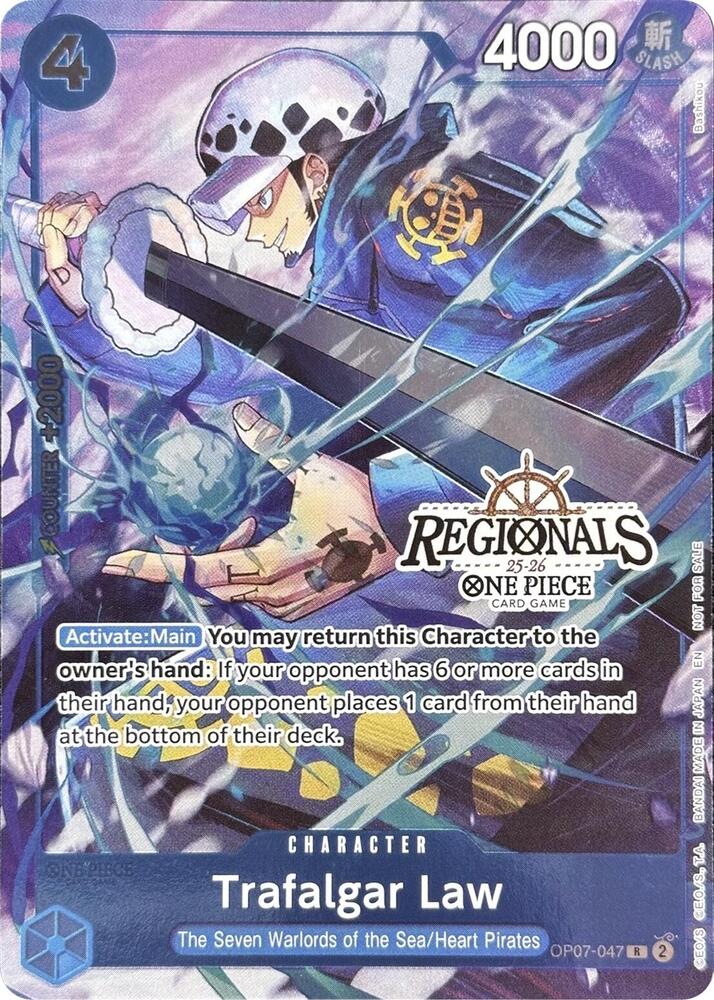 Trafalgar Law (CS 25-26 Regionals Textured Chase Promo) OP07-047 One Piece card