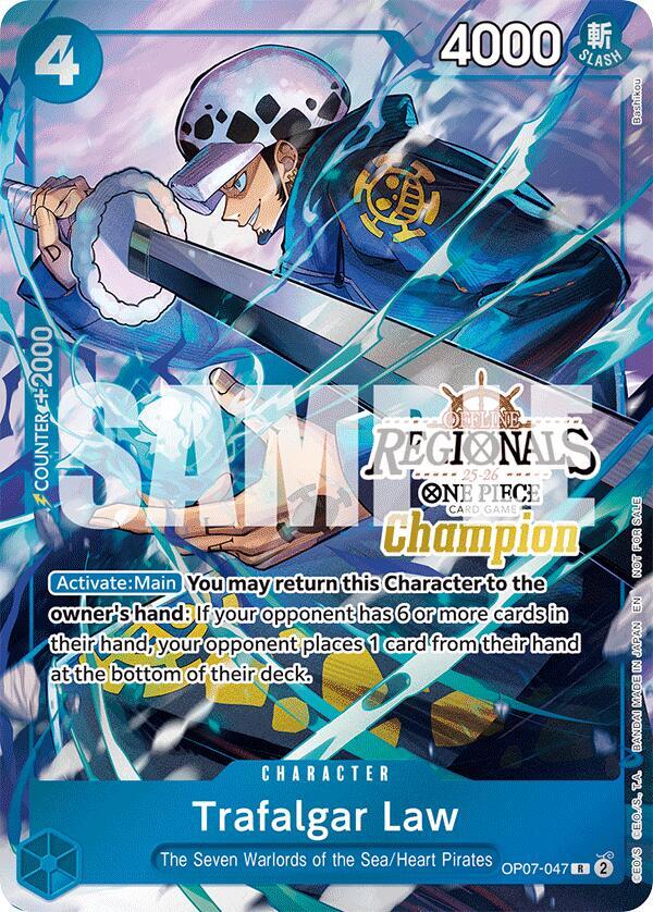 Trafalgar Law (Offline Regional Champion Card Set 2025 Vol.2) OP07-047 One Piece card
