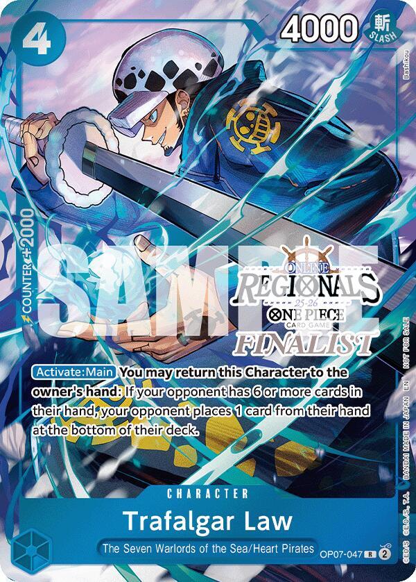 Trafalgar Law (Online Regional Finalist Card Set 2025 Vol.2) OP07-047 One Piece card