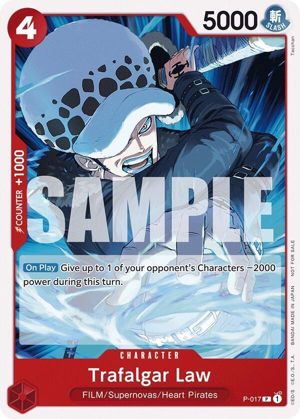 Trafalgar Law (Tournament Pack Vol. 7) P-017 One Piece card