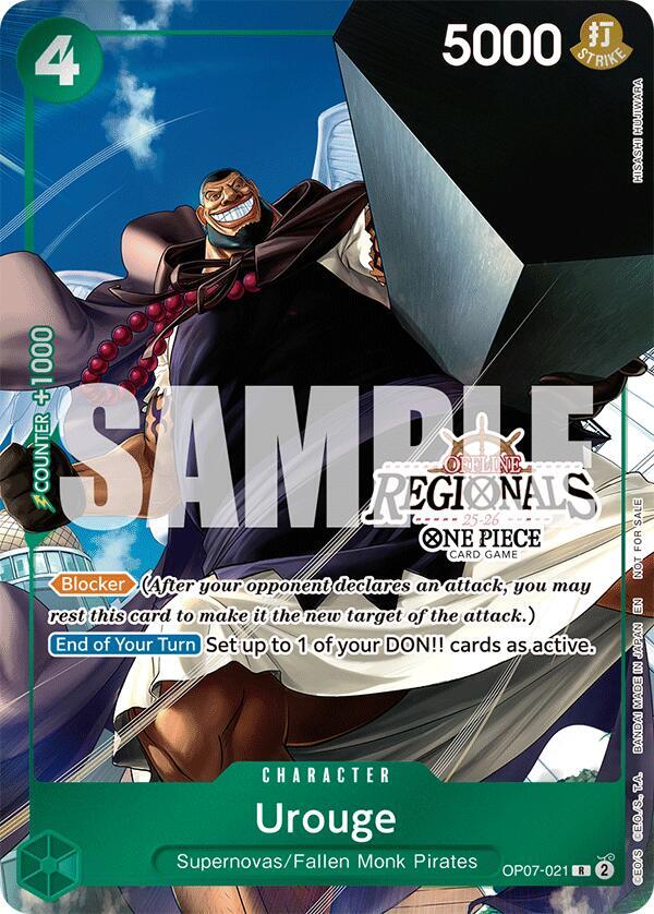 Urouge (Offline Regional Participation Pack 2025 Vol.1) OP07-021 One Piece card