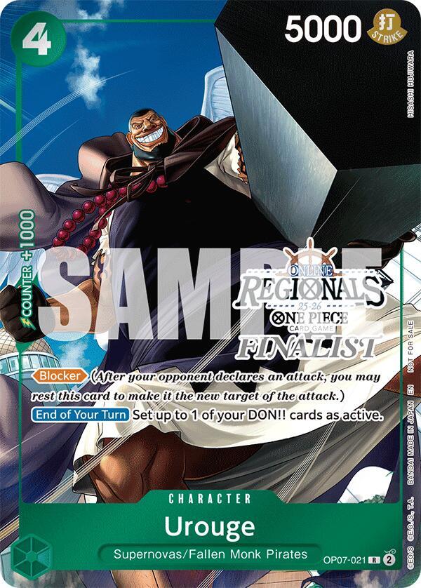 Urouge (Online Regional Finalist Card Set 2025 Vol.1) OP07-021 One Piece card