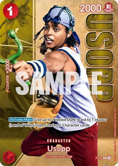 Usopp - P-136 (Premium Card Collection -Live Action Edition Vol.2 Straw Hat Crew-) P-136 One Piece card