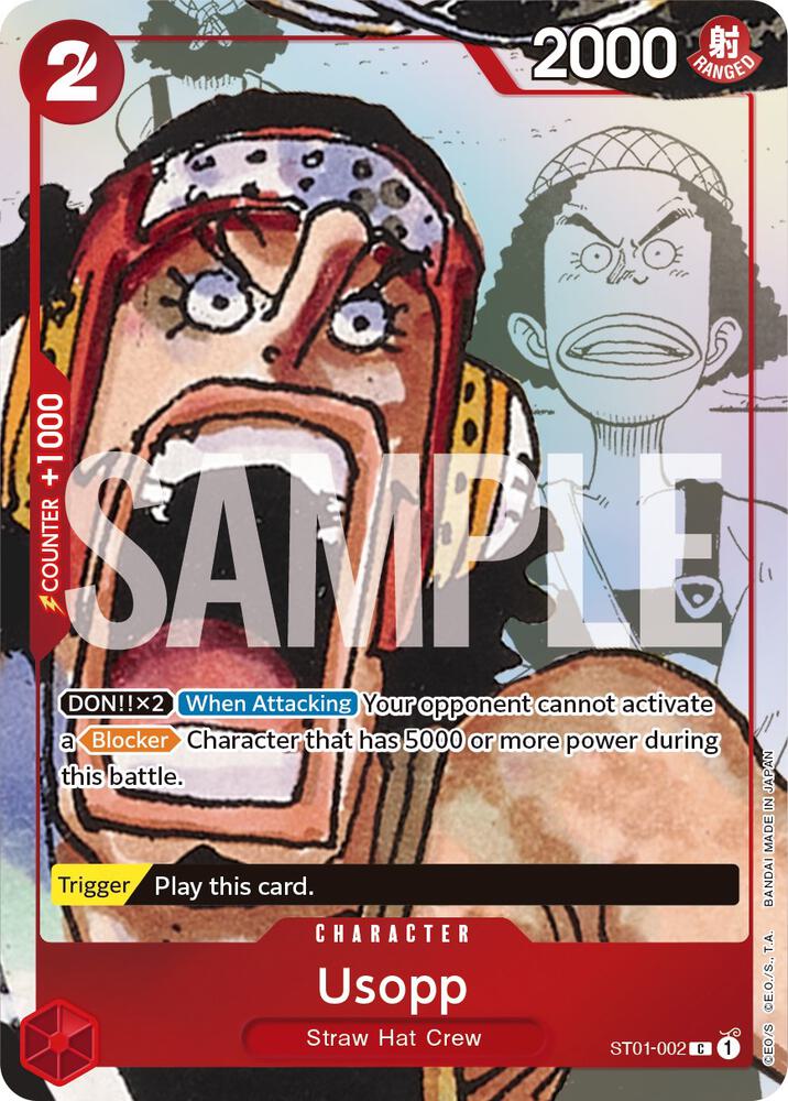 Usopp - ST01-002 (Alternate Art) ST01-002 One Piece card