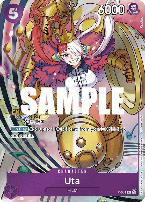 Uta (CS 2023 Event Pack) P-031 One Piece card