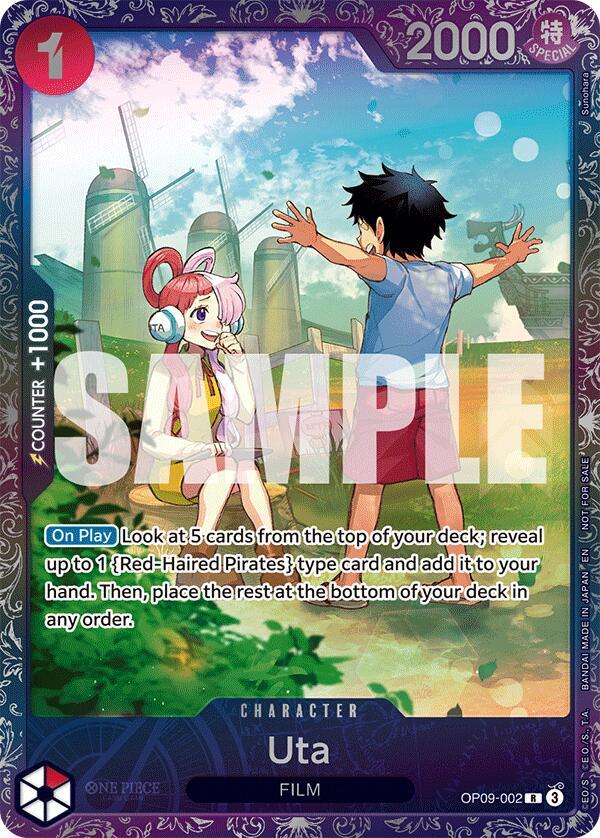 Uta (Treasure Cup 2025) OP09-002 One Piece card