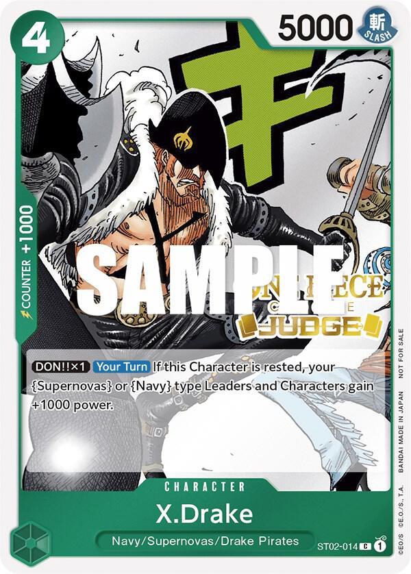 X.Drake (Judge Pack Vol. 2) ST02-014 One Piece card