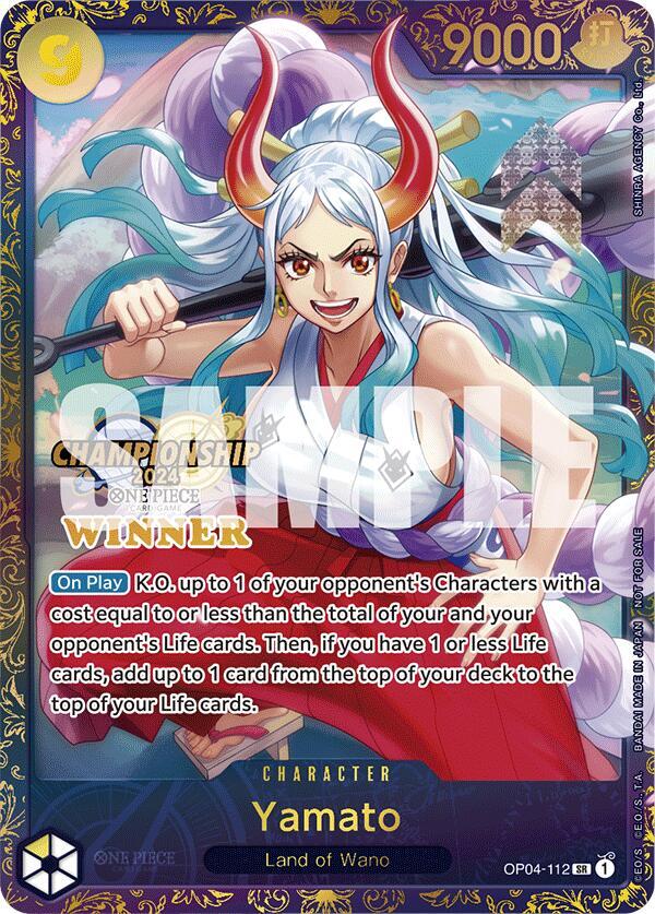 Yamato (Championship 2024 Finals Winner) OP04-112 One Piece card