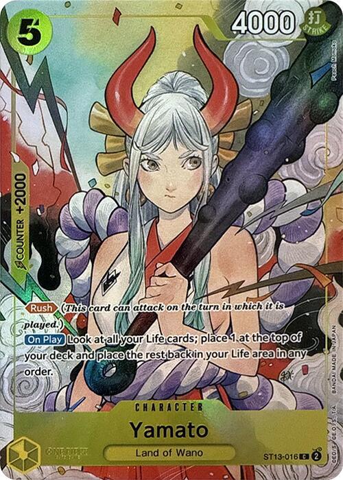 Yamato (Illustration Box Vol.2) ST13-016 One Piece card