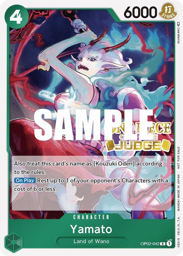 Yamato (Judge) OP02-042 One Piece card