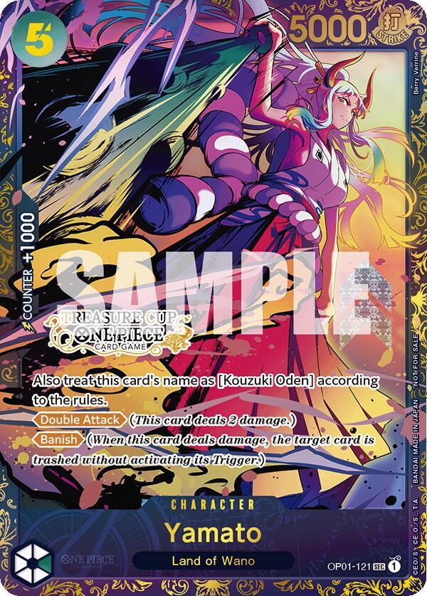Yamato (Treasure Cup) OP01-121 One Piece card