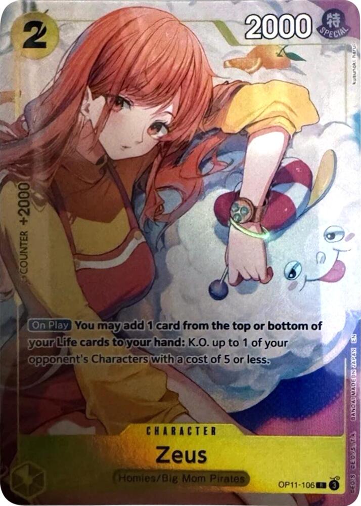 Zeus (Official Playmat -Bandai Card Games Fest 24-25 Edition-) OP11-106 One Piece card